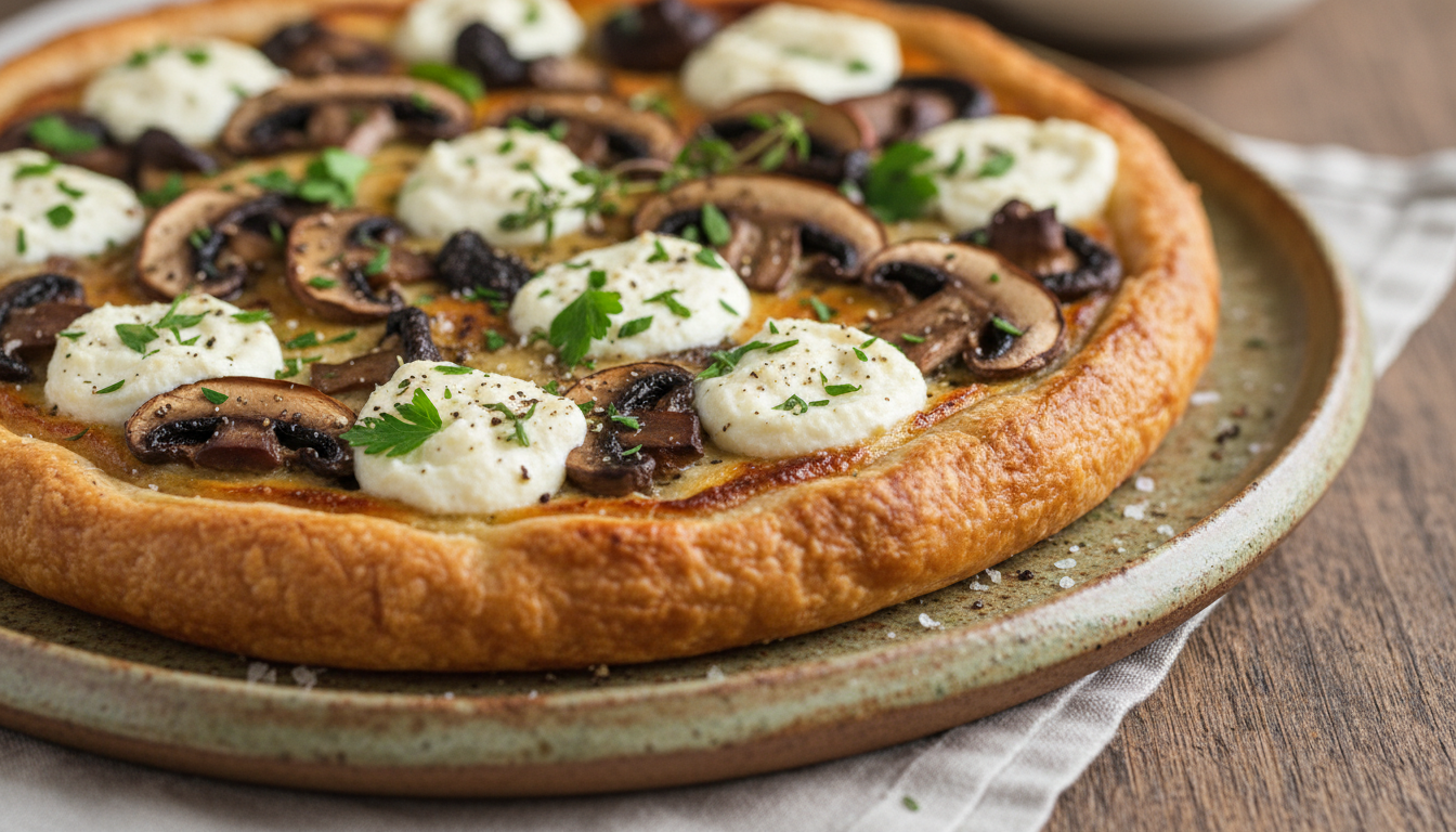 découvrez la recette savoureuse de la tarte croustillante aux champignons et ricotta, idéale pour réchauffer vos repas d’hiver avec des saveurs délicates et parfumées.