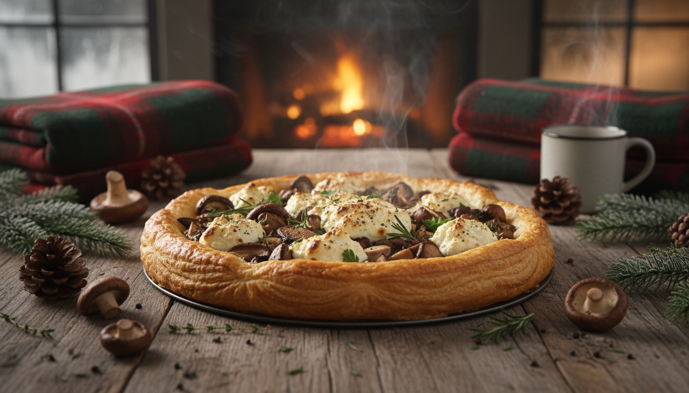 découvrez notre recette de tarte croustillante aux champignons et ricotta, un plat parfumé et réconfortant parfait pour réchauffer vos repas d’hiver.