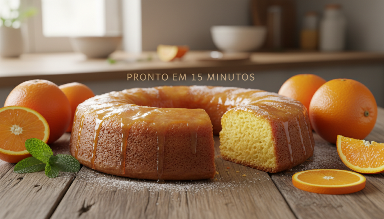 découvrez la torta de l'orange, un délicieux gâteau moelleux portugais prêt en seulement 15 minutes. parfait pour vos envies sucrées rapides et gourmandes.