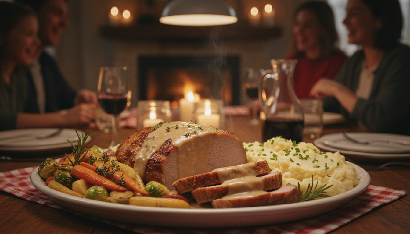 découvrez la recette du rôti de porc mijoté au lait, une viande fondante et savoureuse à déguster à la cuillère pour un moment de tendresse et de gourmandise.