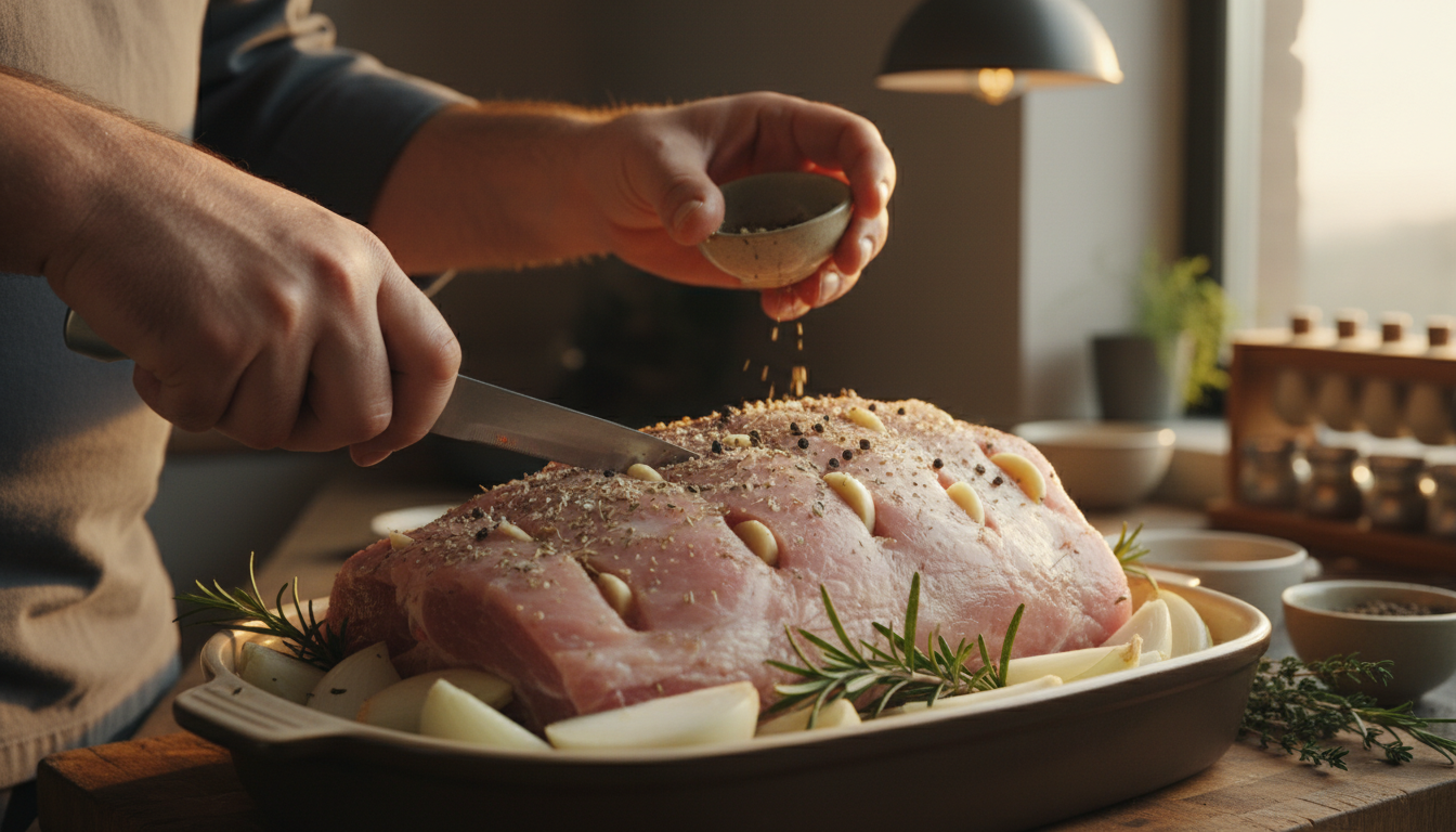 découvrez la recette du rôti de porc mijoté au lait, une viande fondante et pleine de douceur, idéale pour un repas réconfortant à savourer à la cuillère.