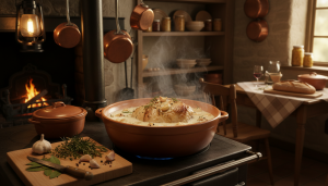 découvrez la recette du rôti de porc mijoté au lait, une viande tendre et savoureuse à déguster à la cuillère pour un repas réconfortant.