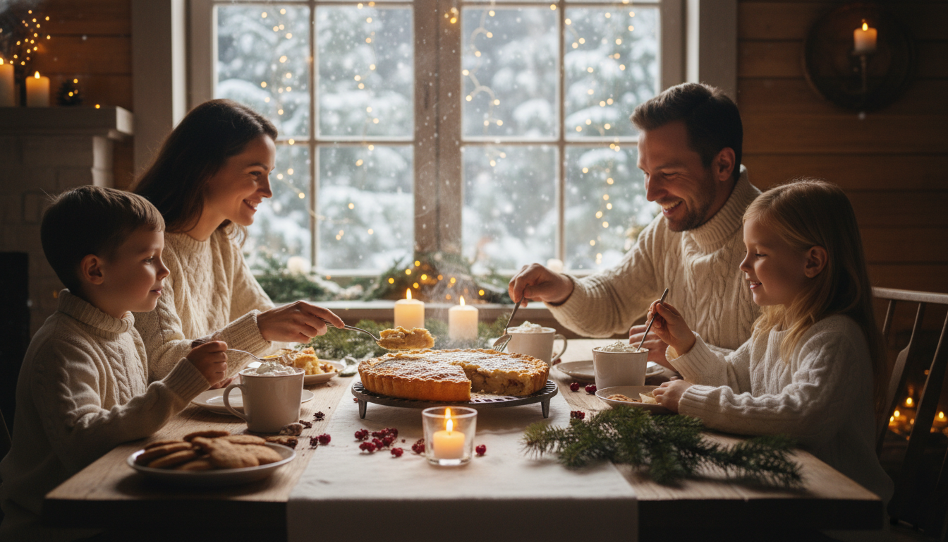 découvrez notre tourte dorée aux saveurs du terroir, une alliance parfaite de croustillant et fondant pour réchauffer vos repas d'hiver en famille avec gourmandise.