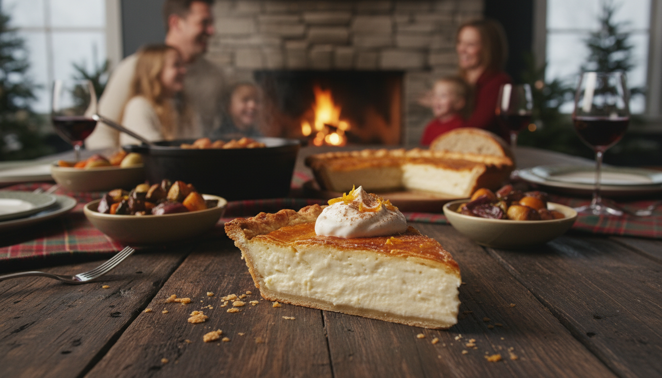 découvrez notre tourte dorée aux saveurs du terroir, une parfaite alliance de croustillant et fondant pour réchauffer vos repas d'hiver en famille avec gourmandise et tradition.