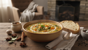 découvrez notre velouté hivernal aux épices douces et légumes réconfortants, une recette légère et savoureuse qui apporte chaleur et bien-être à chaque cuillère.