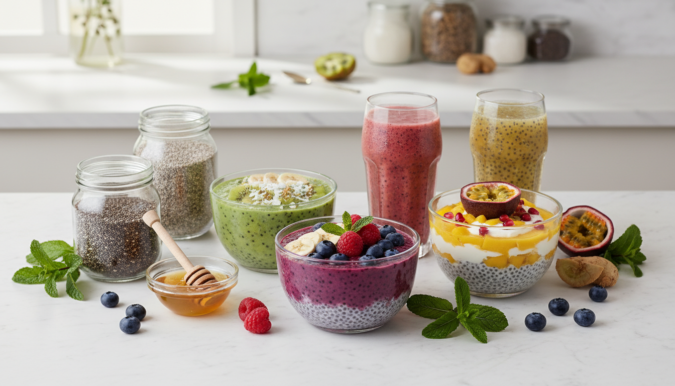 découvrez nos recettes express à base de graines de chia pour booster votre perte de poids de manière saine et rapide. faciles, nutritives et délicieuses, elles s'intègrent parfaitement à votre régime minceur.