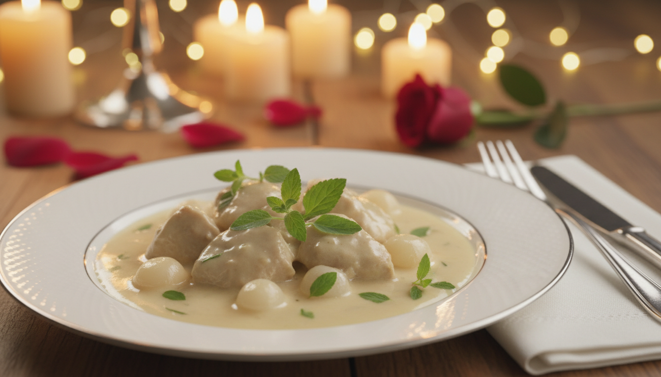 découvrez notre recette de blanquette fondante à la verveine, parfaite pour une saint-valentin élégante et gourmande, alliant douceur et délicatesse pour un moment inoubliable.