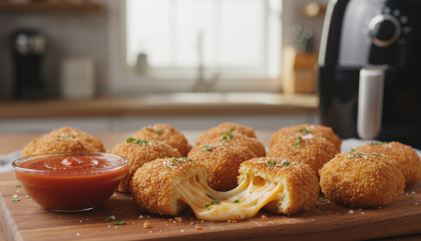 découvrez des bouchées apéritives croustillantes à l'extérieur et fondantes à l'intérieur grâce à l'airfryer, sans une goutte d'huile pour une pause gourmande et légère.