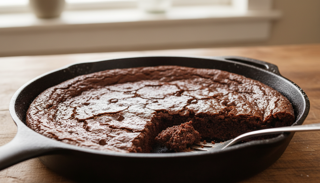 découvrez notre recette de brownie fondant sans four, réalisée à la poêle pour un goûter gourmand et rapide qui ravira tous les amateurs de chocolat.