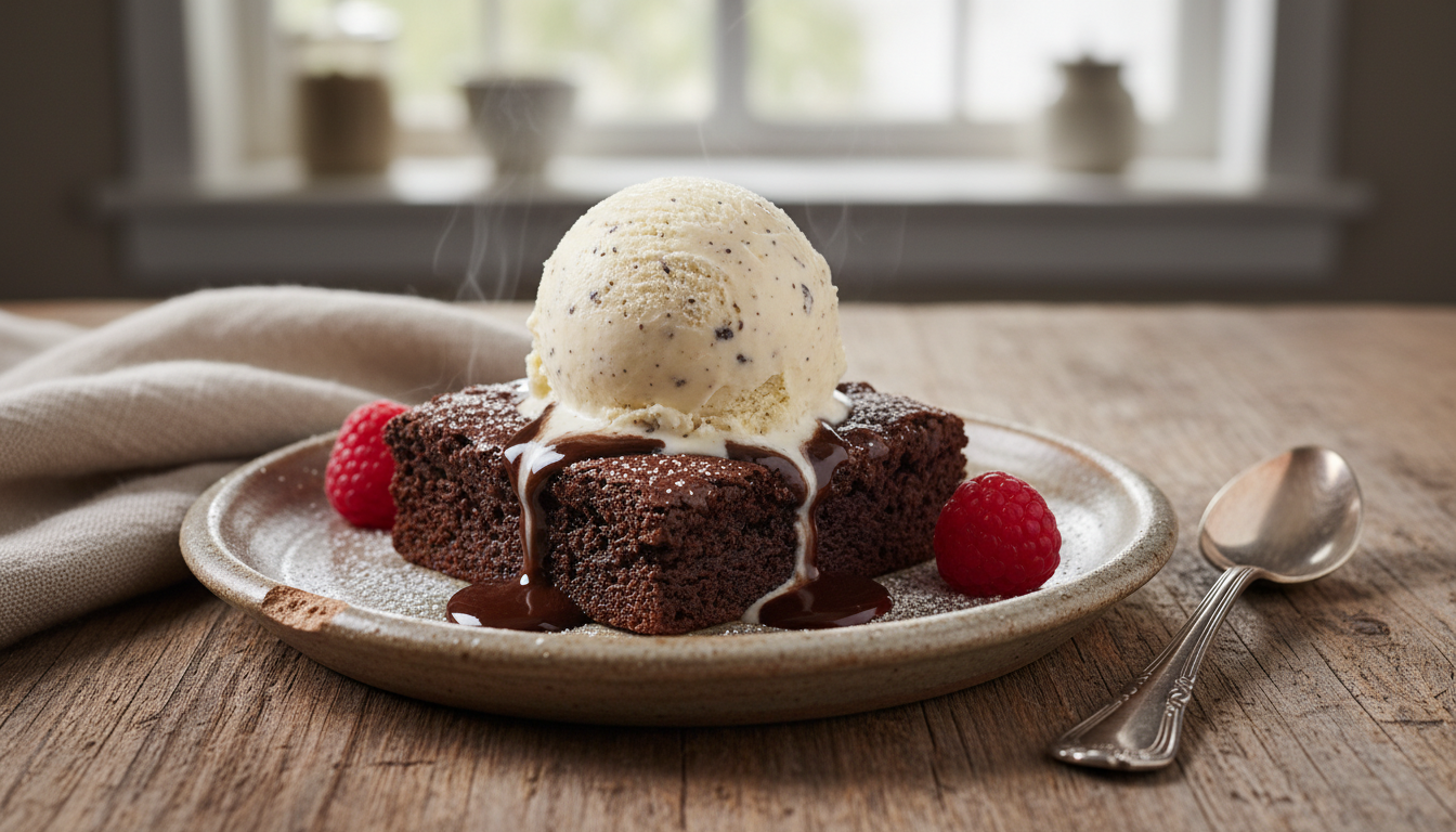 découvrez la recette facile du brownie fondant sans four, préparé à la poêle, pour un goûter gourmand et réconfortant qui ravira vos papilles à coup sûr.