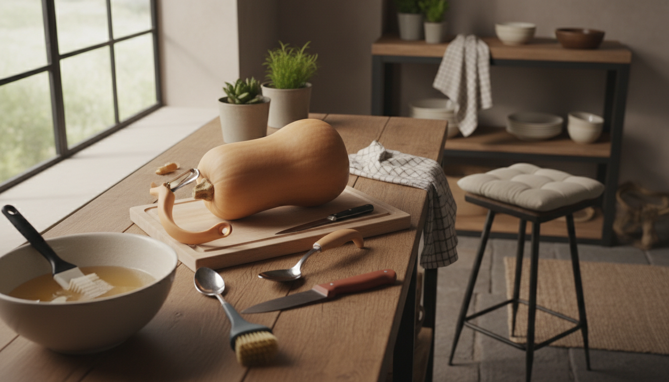 découvrez l’astuce simple et infaillible des chefs pour éplucher la butternut sans effort ni risque. gagnez du temps et évitez les blessures en cuisine grâce à cette méthode facile.