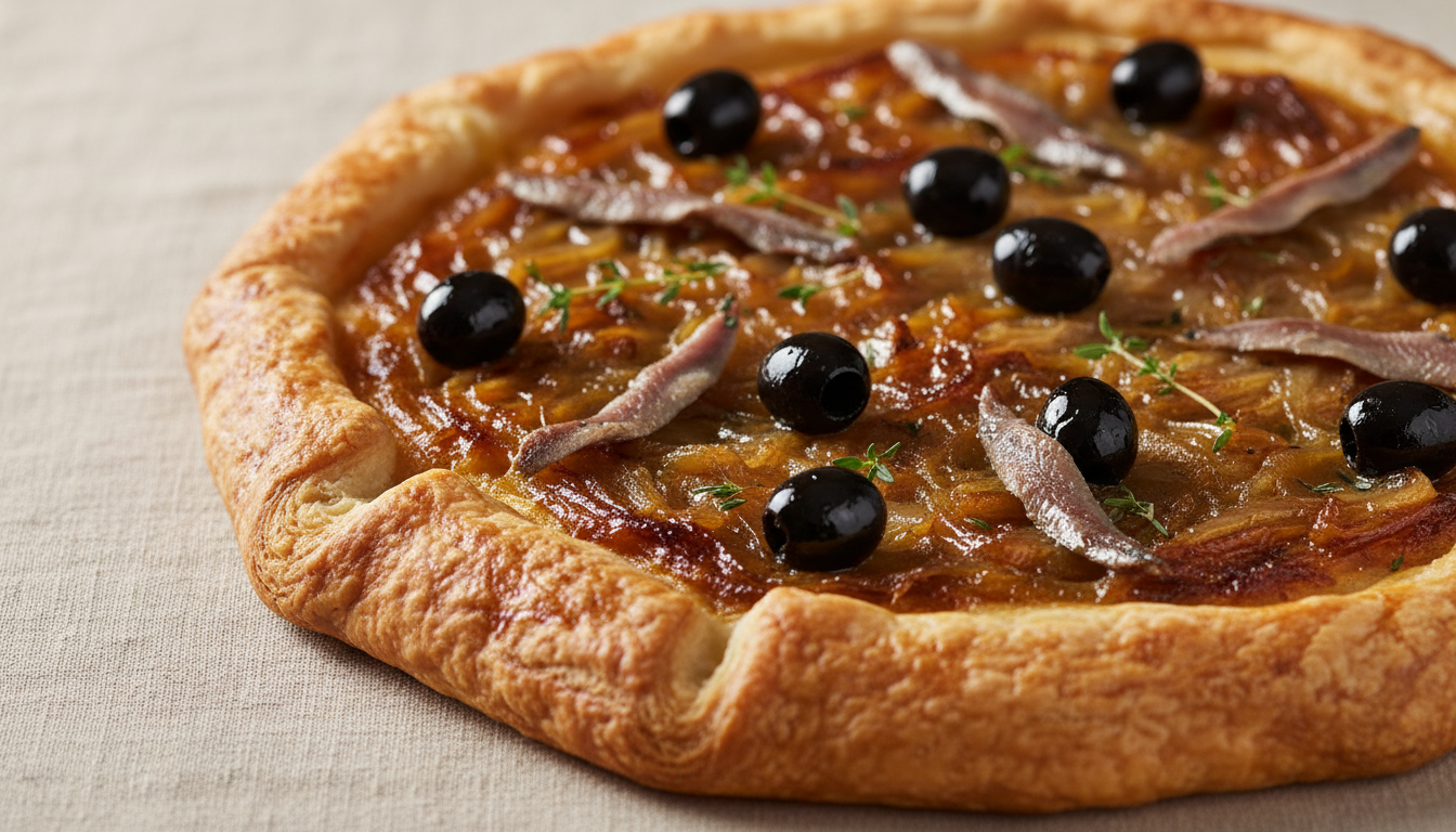 découvrez la pissaladière croustillante au goût unique, un équilibre secret d'ingrédients qui la rend irrésistiblement savoureuse à chaque bouchée.