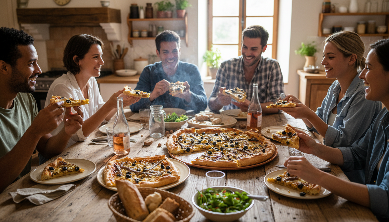 découvrez la recette de la pissaladière croustillante, un équilibre secret d'ingrédients qui la rend irrésistiblement savoureuse à chaque bouchée.
