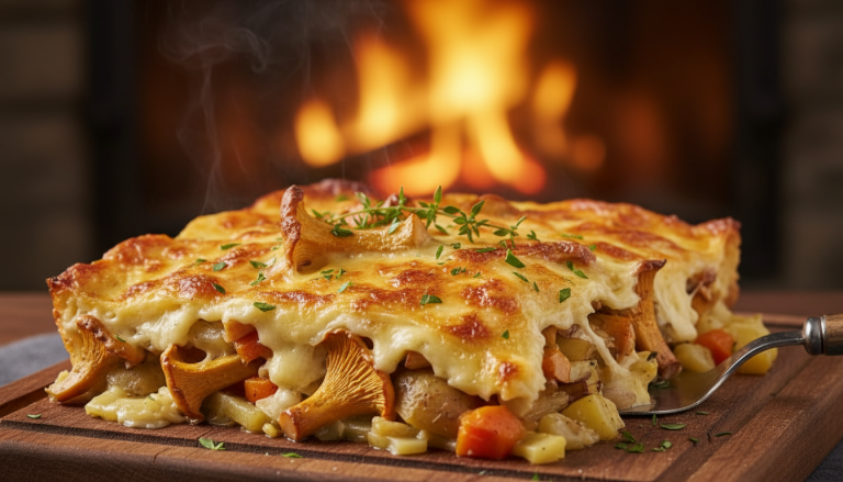 découvrez une recette hivernale réconfortante alliant champignons dorés et comté fondant, avec une croûte croustillante qui ravira vos papilles et réchauffera votre cœur.