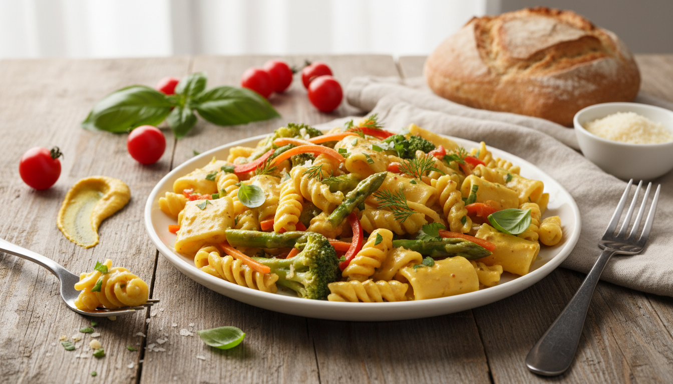 découvrez comment des pâtes à la moutarde et à la crème peuvent transformer un repas simple en un plat onctueux et riche en saveurs, pour une expérience culinaire inoubliable.