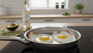 découvrez comment j'ai remplacé l'huile et le beurre dans mes œufs frits pour une recette plus légère, saine et savoureuse sans compromis sur le goût.