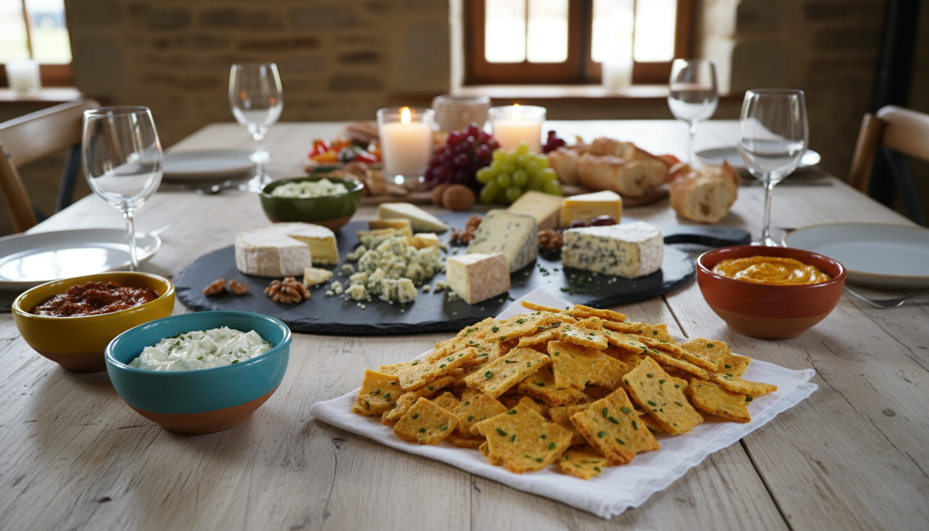 découvrez notre recette incontournable de crackers maison au fromage et à la ciboulette, parfaits pour un apéritif gourmand et fait maison.