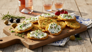 découvrez nos délicieux crackers provençaux au fromage frais, une recette simple et savoureuse à tester absolument pour un apéritif gourmand.