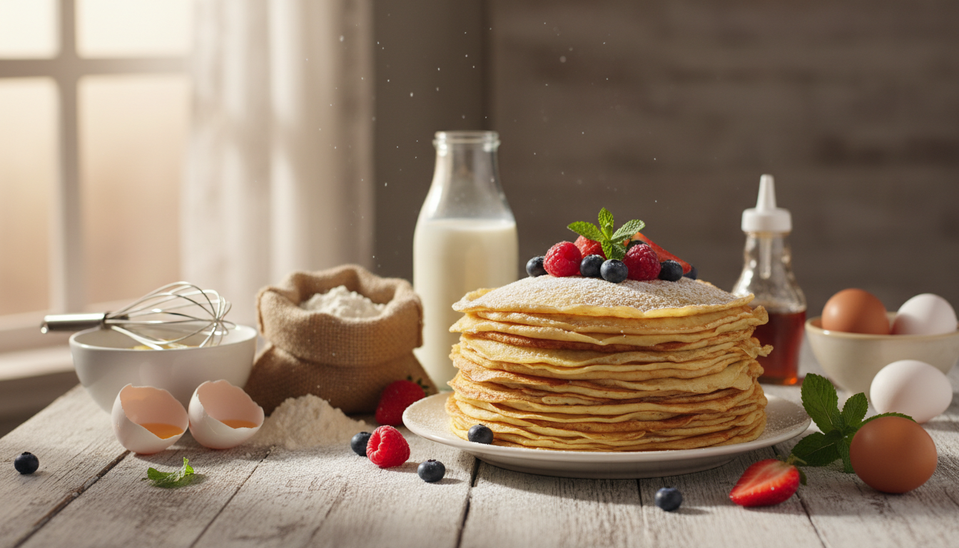découvrez la recette facile et rapide des crêpes express de cyril lignac : moelleuses, dorées et inratables, parfaites pour une chandeleur gourmande en famille.