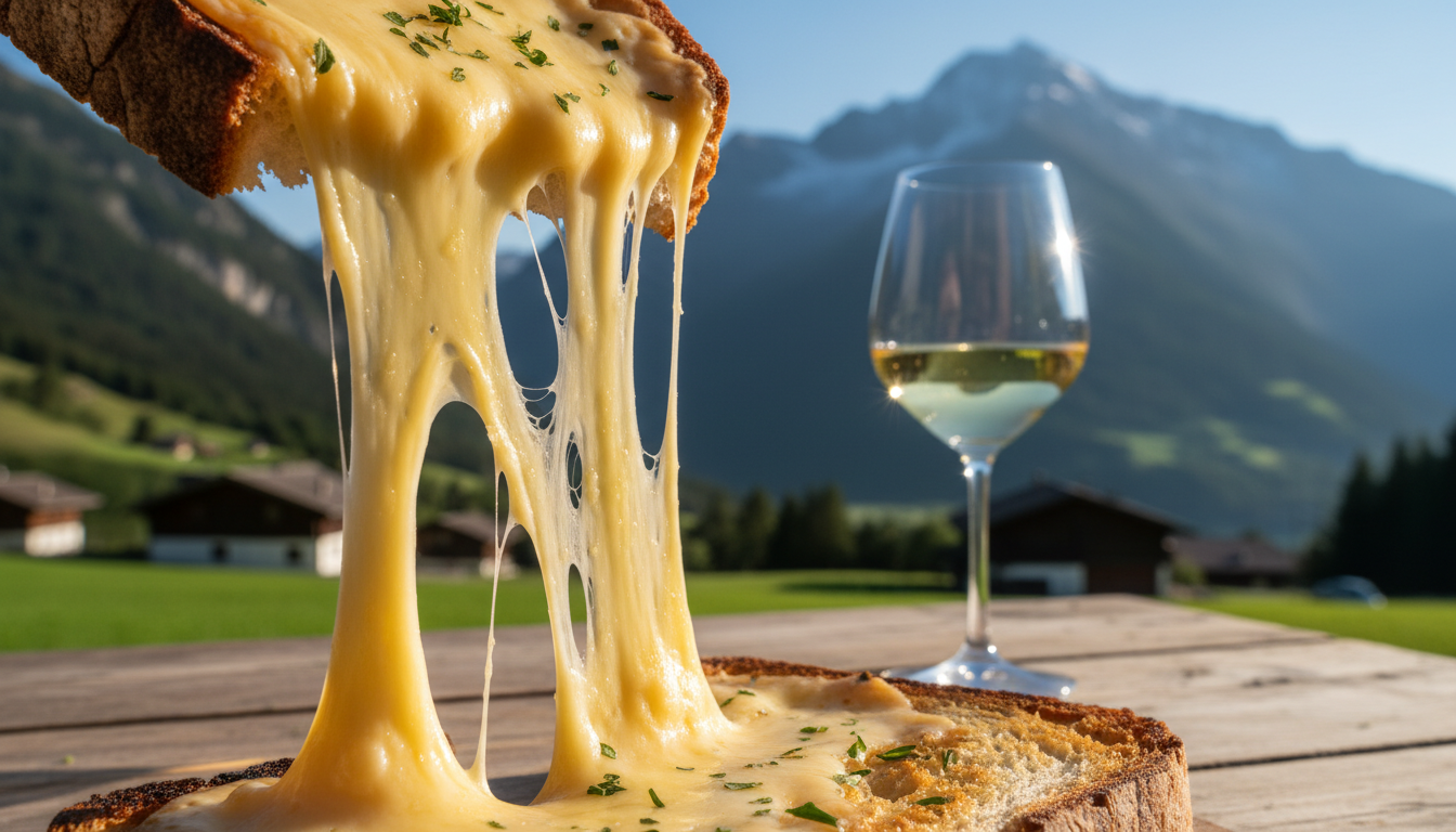 découvrez la croûte savoyarde, un délicieux mélange de fromage fondant, pain croustillant et vin blanc, idéal pour un réconfort authentique au cœur des montagnes.