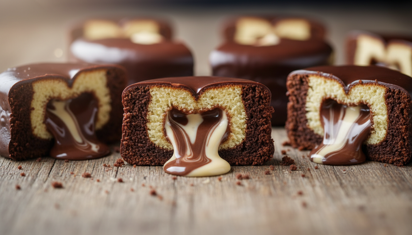 savourez chaque tranche de cake surprise, révélant un cœur fondant vanille-chocolat pour une explosion de douceur et de réconfort à chaque bouchée.