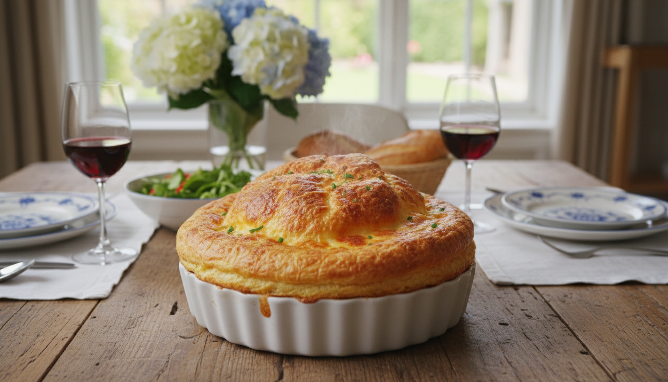 découvrez notre recette gourmande de soufflé de pommes de terre au fromage, un délice fondant et facile à préparer pour régaler toute la famille.