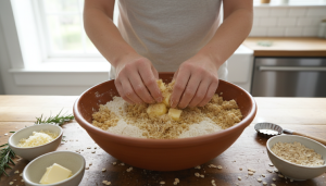 découvrez notre recette automnale de crumble aérien au potimarron et viande des grisons, un plat savoureux alliant douceur et caractère pour régaler vos papilles en toute saison.