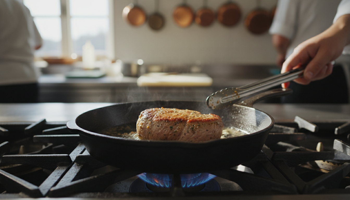 découvrez notre recette savoureuse et raffinée de filet mignon de veau nappé d’un crumble au bleu, un plat délicat qui ravira vos papilles à coup sûr.