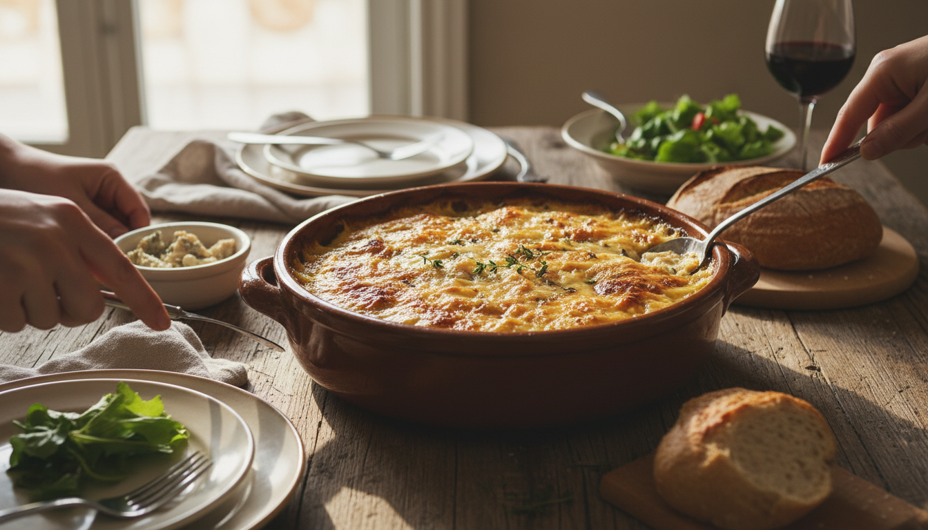 découvrez une recette simple et gourmande de gratin au poulet et fromage bleu, un délice fondant parfait pour un repas savoureux et réconfortant.