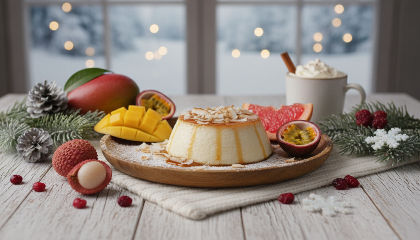découvrez un dessert coco hivernal, simple, blanc et fondant pour réchauffer les esprits et égayer vos moments gourmands pendant la saison froide.