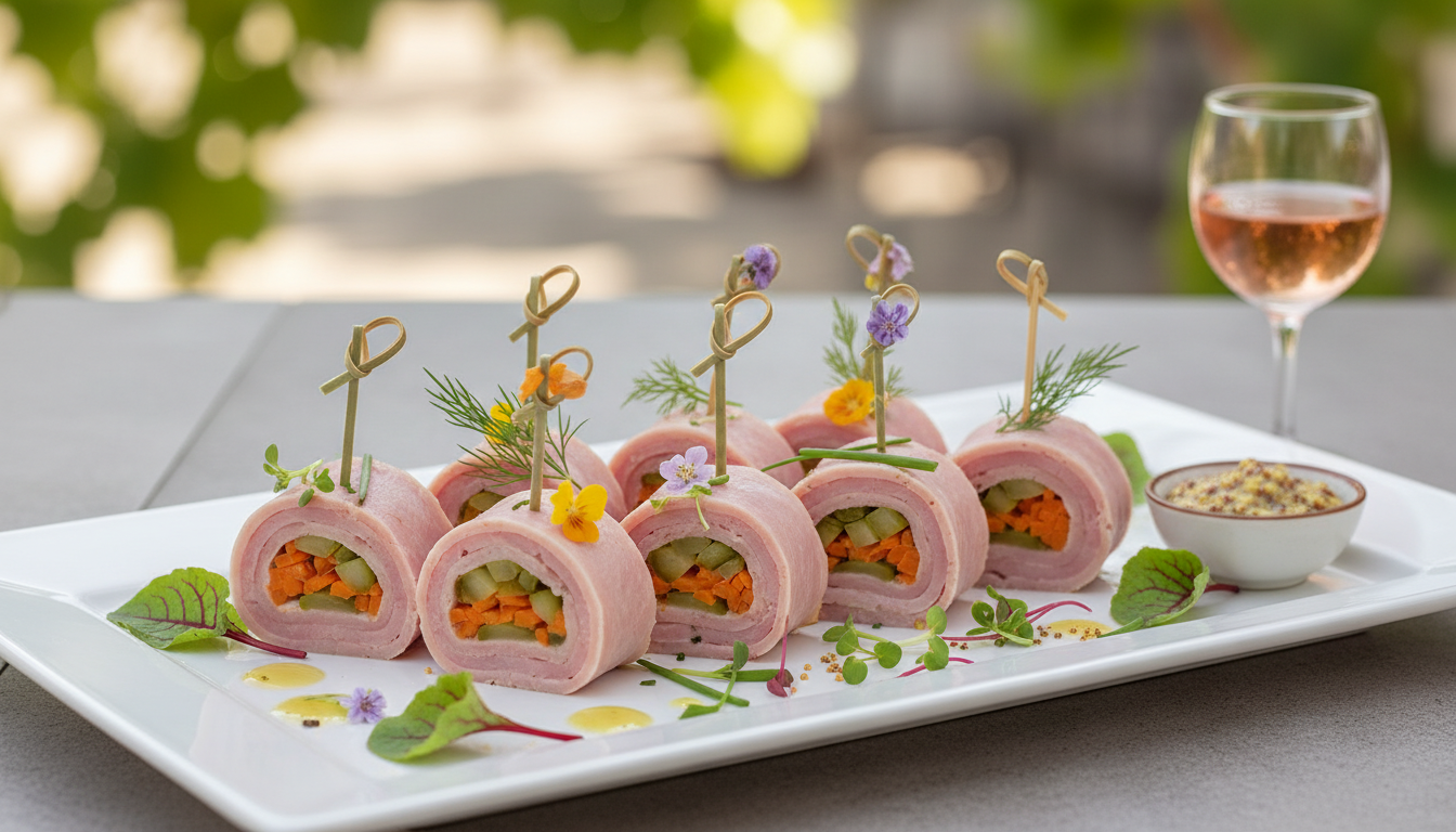 découvrez une recette minceur savoureuse avec nos roulés de jambon à la mayonnaise allégée et légumes croquants, parfaits pour un repas léger et gourmand.