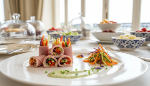 découvrez notre recette légère de roulés de jambon à la mayonnaise allégée accompagnés de légumes croquants, pour un délice minceur savoureux et sain.
