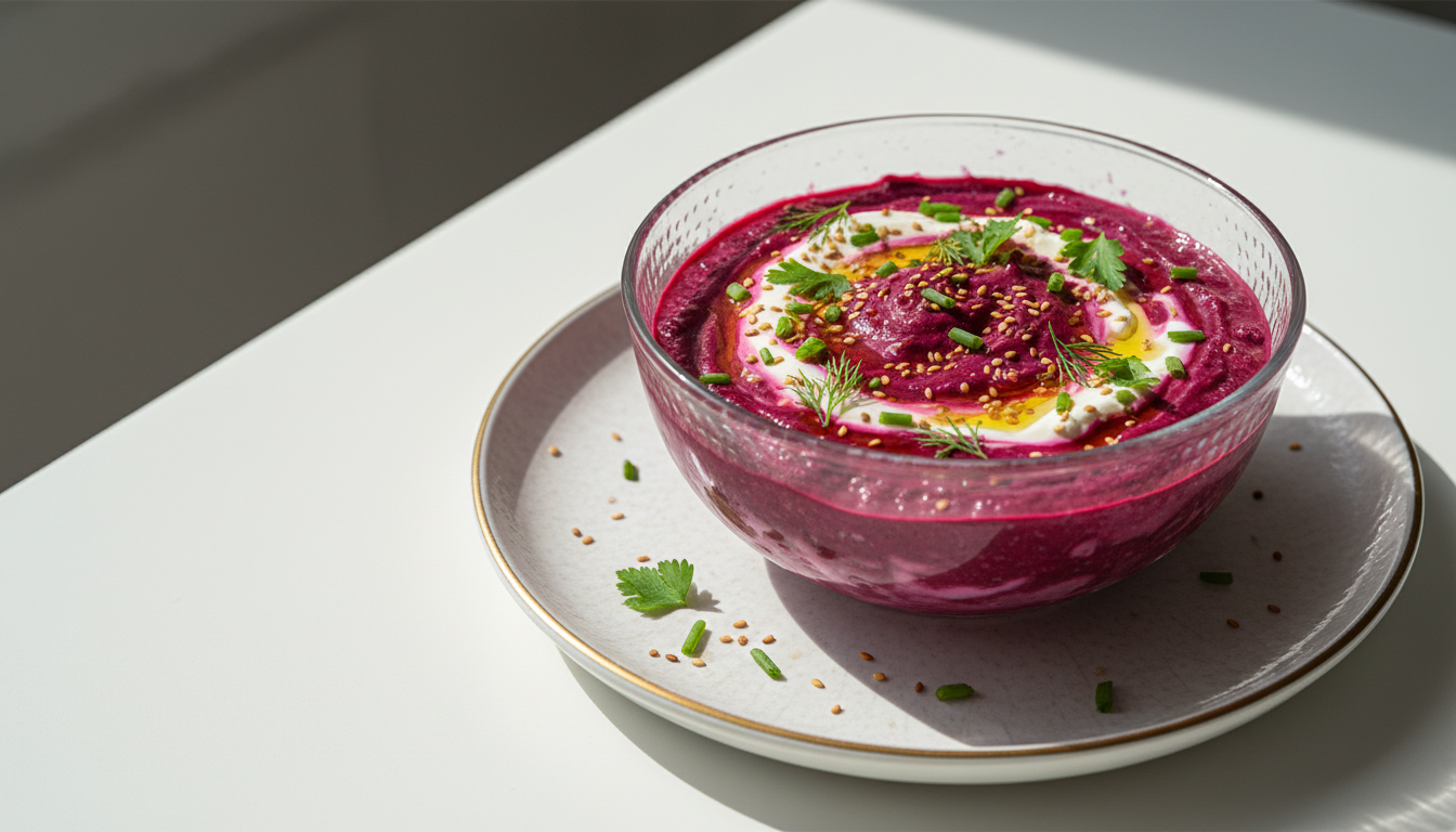 découvrez notre recette savoureuse et gourmande de purée de betterave onctueuse au fromage frais, parfaite pour un repas original et plein de saveurs.