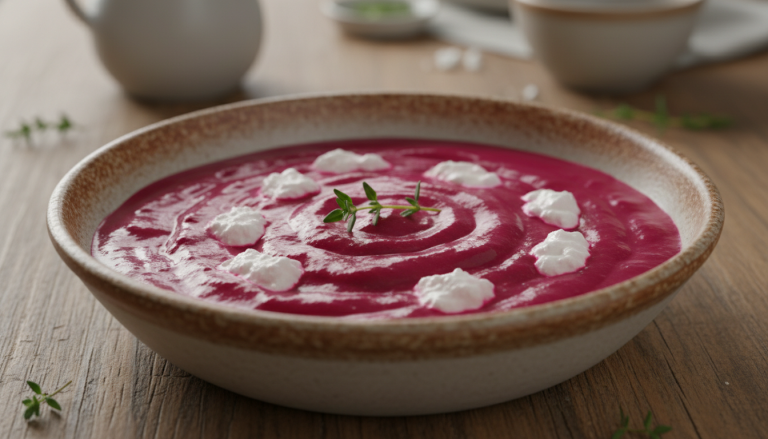 découvrez notre recette gourmande de purée de betterave onctueuse au fromage frais, un délice savoureux parfait pour régaler vos papilles.