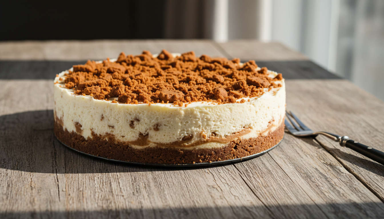 découvrez notre recette facile de cheesecake onctueux au fromage frais et spéculoos, un dessert gourmand et rapide à préparer pour toutes les occasions.