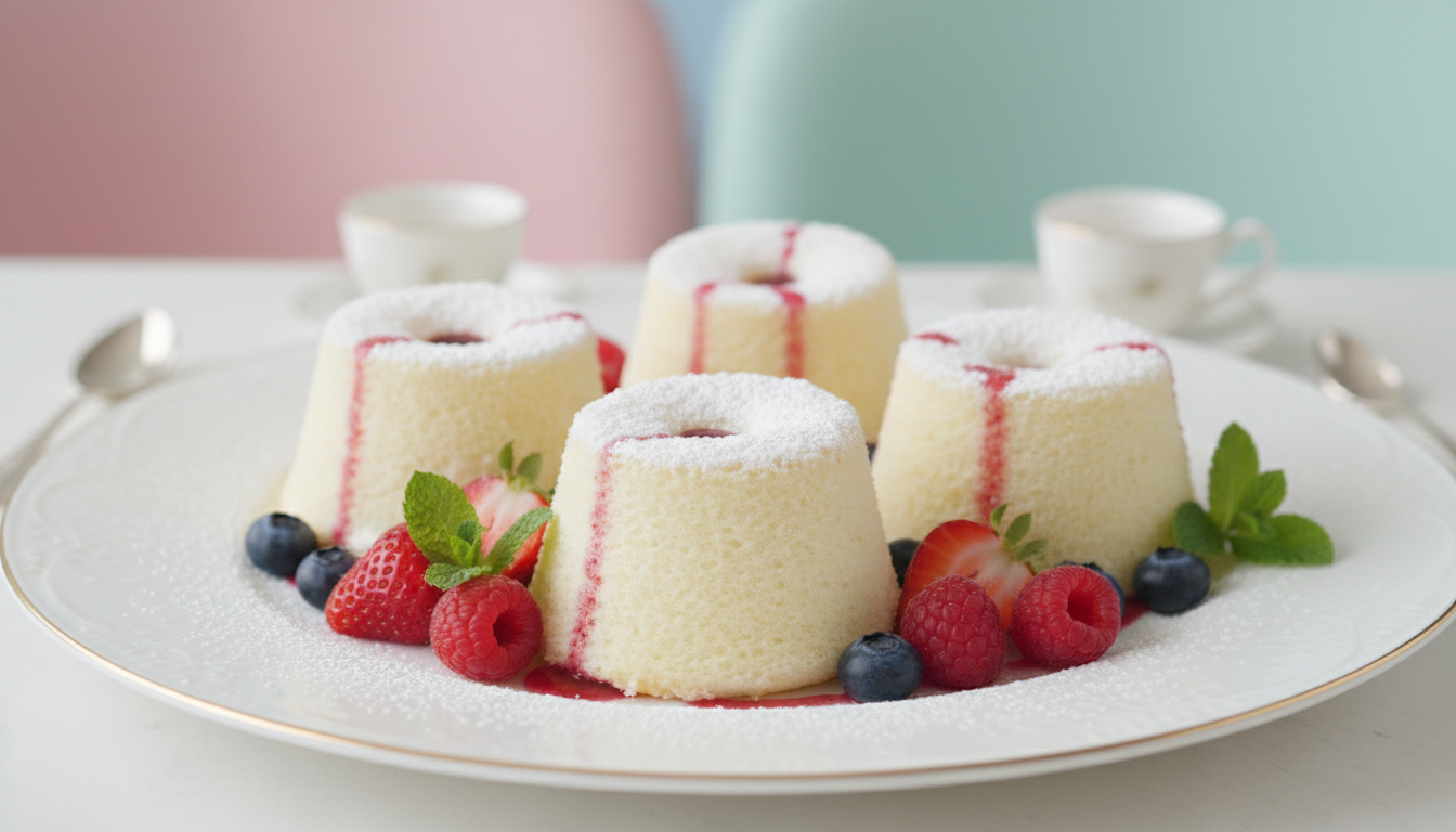 découvrez notre recette facile des mini angel cakes gourmands, des délices légers parfaits pour un dessert aérien et savoureux.