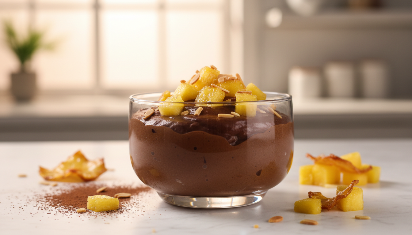 découvrez la recette gourmande et légère de la mousse chocolat-ananas façon croq’kilos, un dessert frais et savoureux qui allie douceur et exotisme.