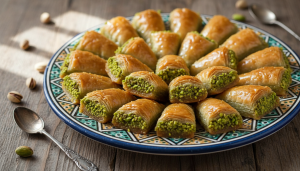 découvrez notre recette gourmande de baklavas marocaines légères aux pistaches, des douceurs croustillantes et parfumées à tester absolument pour un voyage sucré authentique.