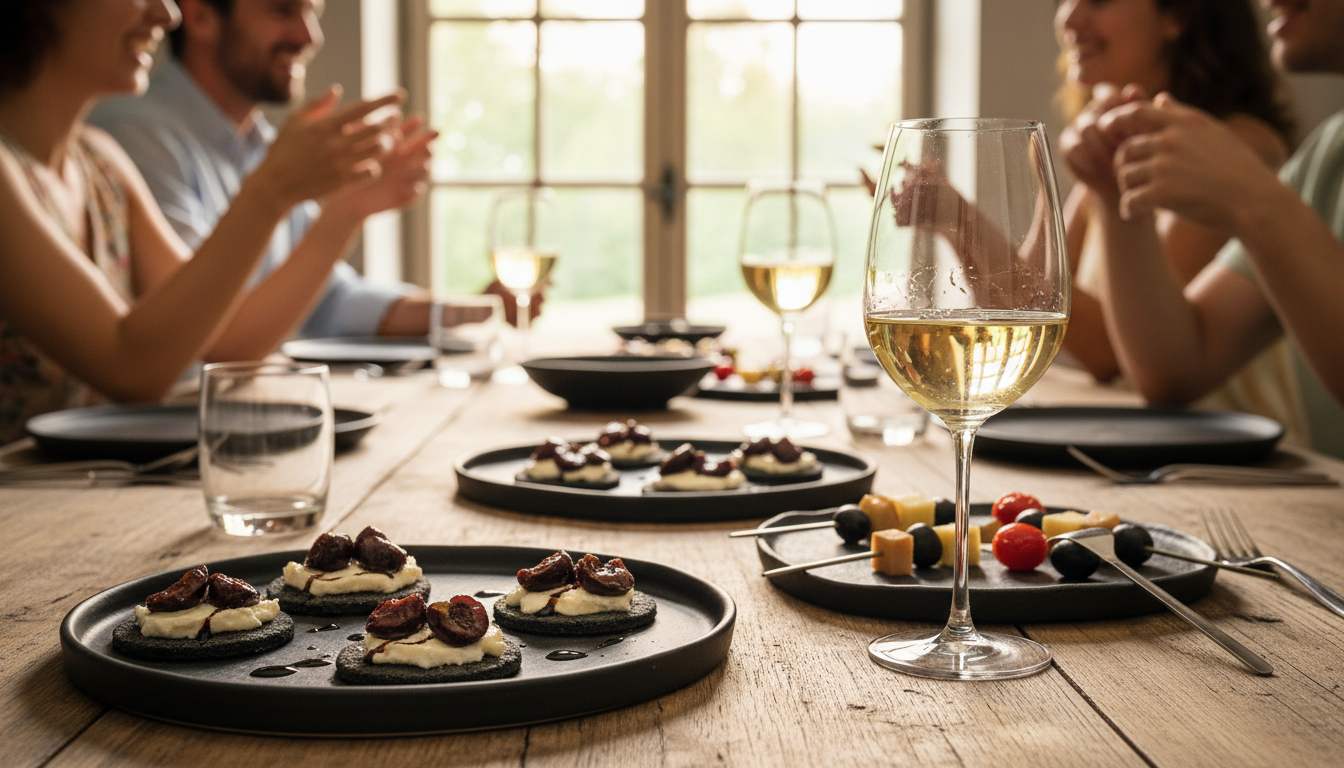 découvrez une recette gourmande de tapas associant le fromage de brebis fondant et les cerises noires sucrées, pour une explosion de saveurs à partager.