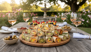 découvrez nos délicieux minis wraps légers alliant avocat crémeux, jambon savoureux et fromage fondant, parfaits pour une collation gourmande et saine.