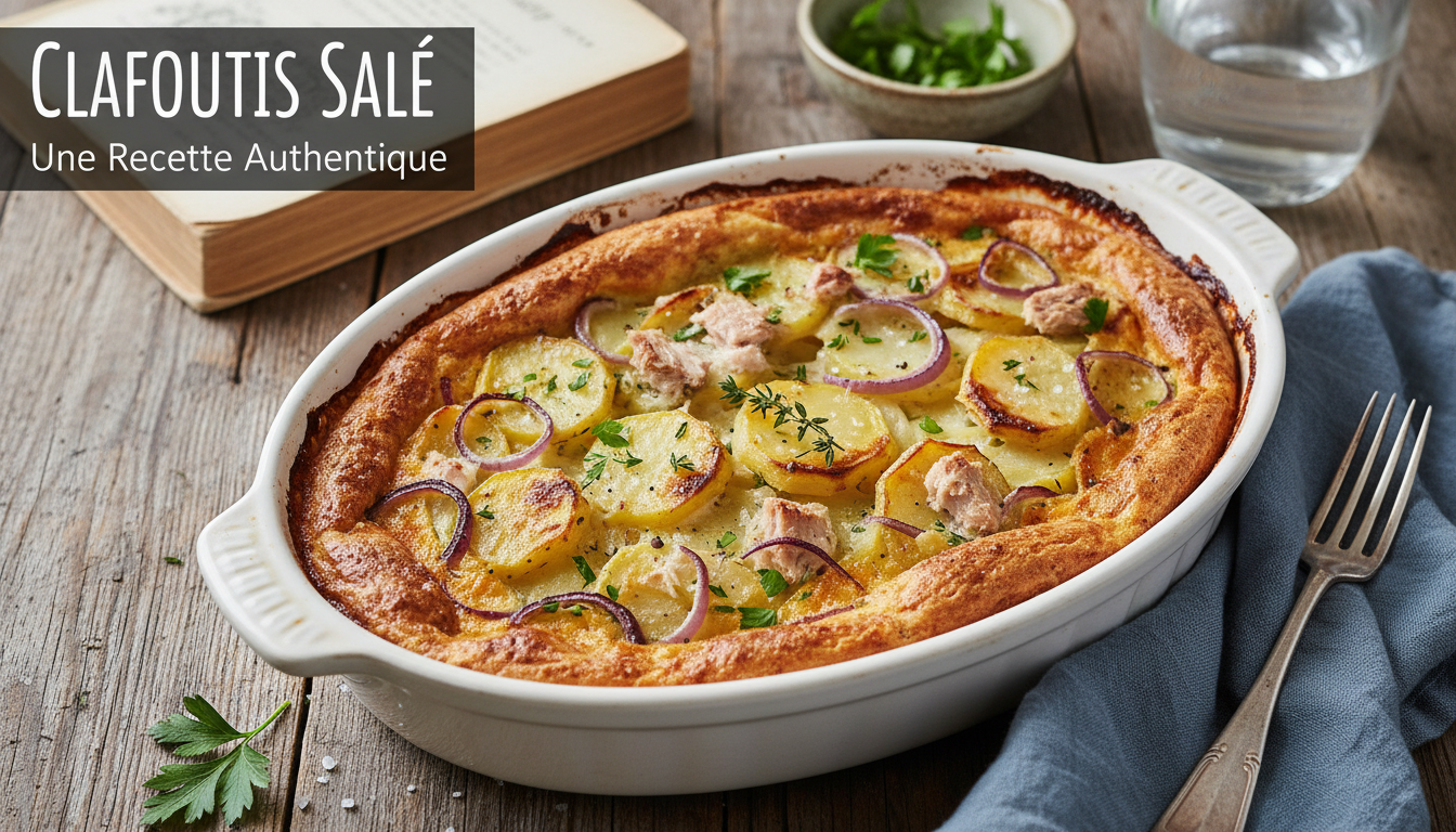 découvrez un clafoutis fondant pommes de terre-thon, une alternative rapide et délicieuse aux quiches, prêt en seulement 5 minutes pour vos repas faciles et gourmands.