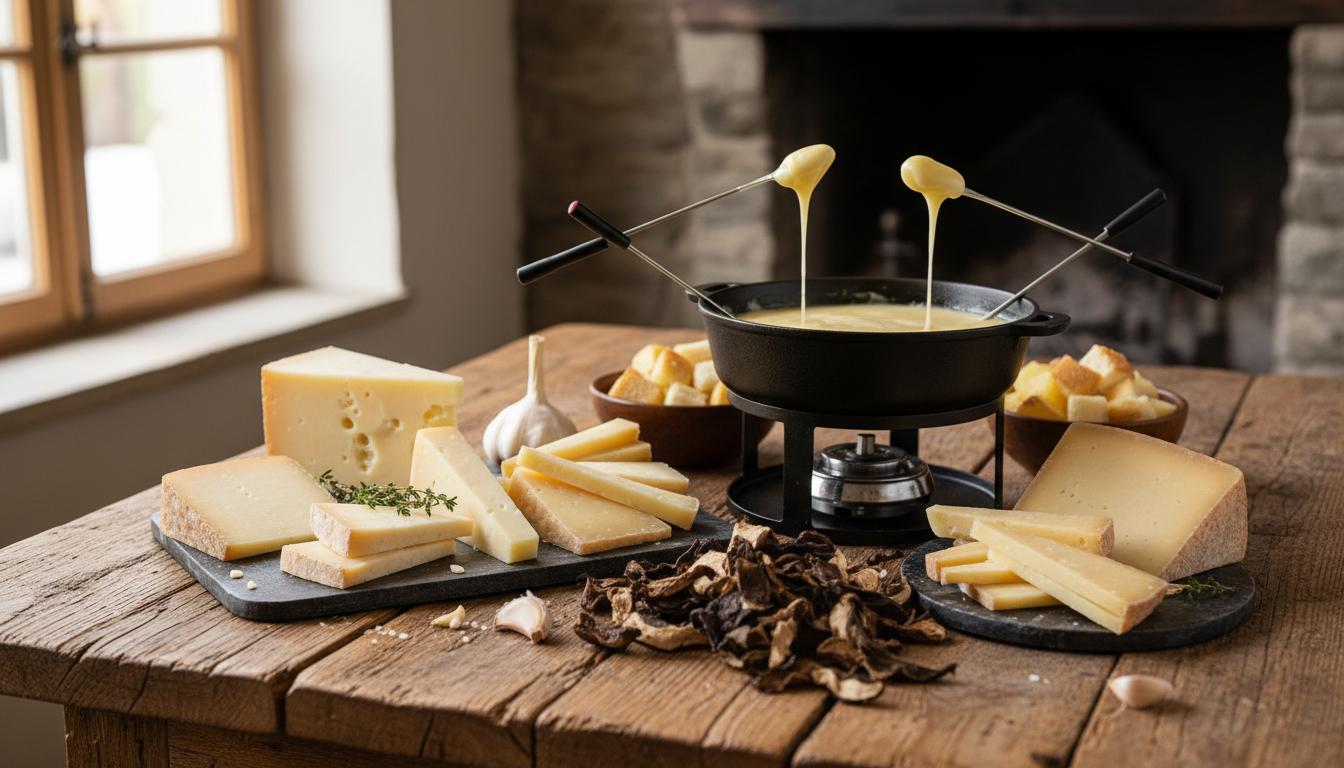 découvrez notre recette de fondue savoyarde aux champignons, riche en saveurs pour un moment gourmand et convivial autour d'un plat traditionnel réconfortant.