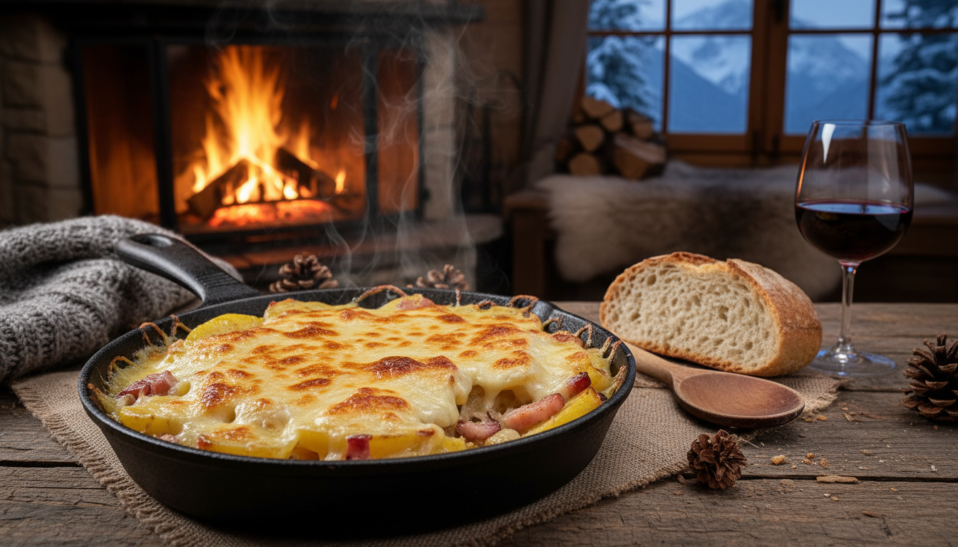 découvrez une recette gourmande alliant fromages fondus, lard paysan et bouillons parfumés pour vous réchauffer et affronter l’hiver le plus rigoureux avec plaisir.