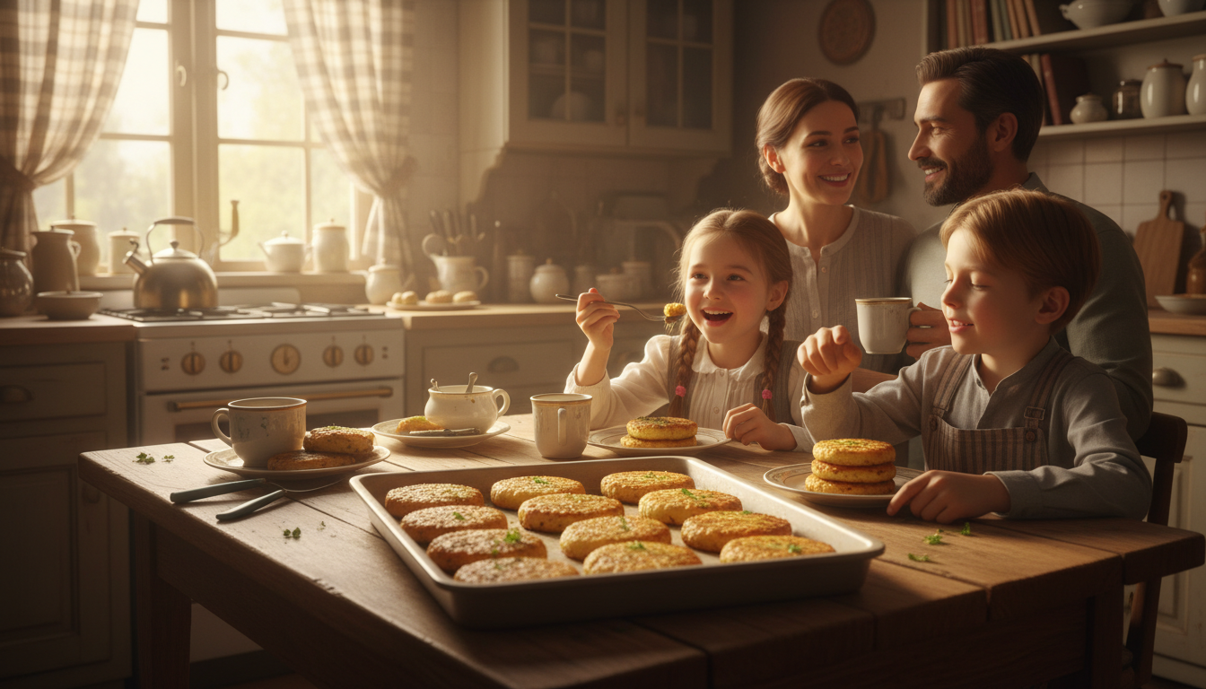 découvrez notre recette rapide de galettes de pommes de terre au four, dorées et sans huile, pour retrouver les saveurs authentiques de l'enfance en famille.
