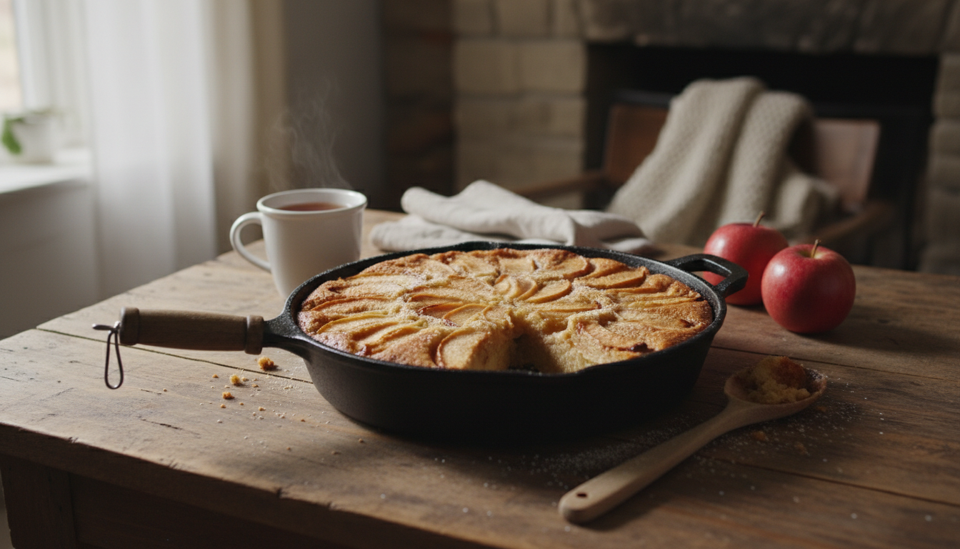 découvrez une recette facile et rapide de gâteau aux pommes à la poêle, sans nécessiter de four. un dessert simple et réconfortant parfait pour toutes les occasions.