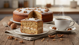 découvrez notre gâteau rustique aux noix, l'allié parfait pour satisfaire rapidement vos envies de douceur avec un goût authentique et réconfortant.