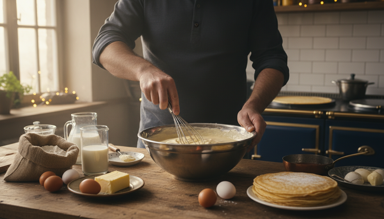 découvrez la recette infaillible de la pâte à crêpes moelleuse de philippe etchebest, parfaite pour réussir votre chandeleur et régaler toute la famille.