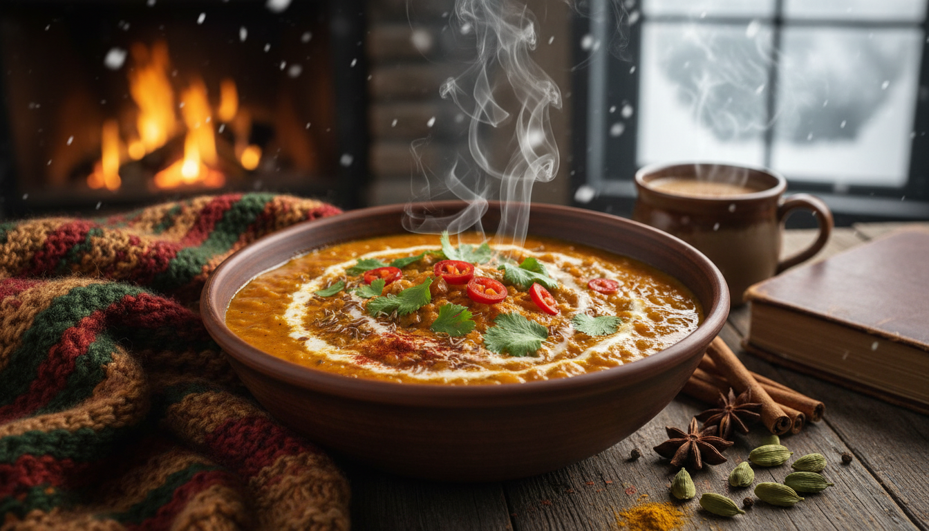 découvrez le mélange parfait de lentilles, lait de coco et épices pour un plat d’hiver réconfortant, savoureux et facile à préparer.