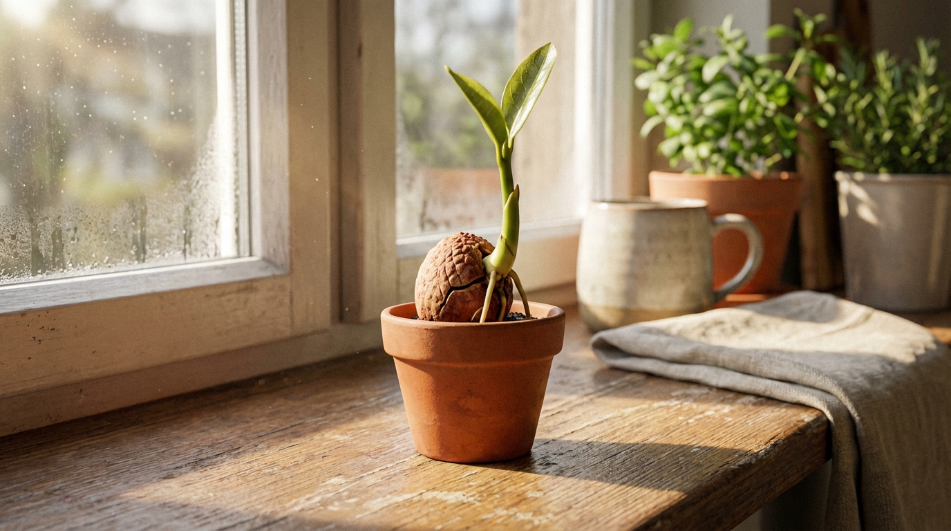 découvrez le secret méconnu d'un noyau oublié pour faire pousser une plante spectaculaire directement chez vous. transformez votre intérieur avec cette astuce naturelle et facile !