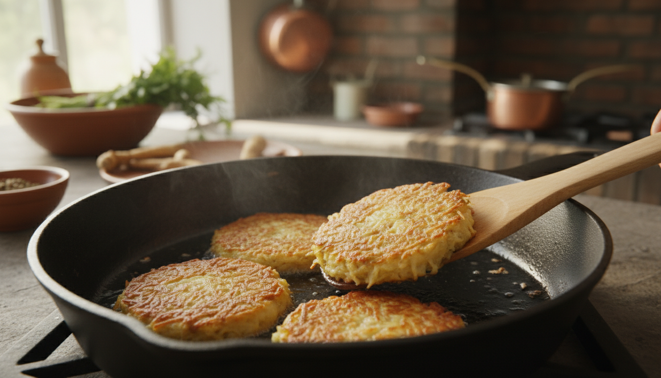 découvrez le secret des chefs pour transformer le panais en röstis dorés et croustillants, une recette simple et irrésistible à partager en famille.